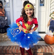 Superhero Costume Tutu Dress Kids Party Dresses Clown Zombie Cosplay Halloween Costume for Girl Fancy Dress Up Clothes/Baby Girl/Party Dress