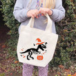Dinosaur Trick Or Treat Candy Gift Tote Bag, Kid Boy Girl Happy Halloween Party Decoration Favor