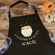 Cooking Up Some Magic Kitchen Apron Witch Halloween Gift, Trick Or Treat, Halloween Party Kitchen Decoration, Housewarming Gift, Halloween Decoration