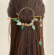 Goddess Woodland Hair Barrette Bride Tassel Hairpin Elf Hair Jewelry for Women gift/Gift For Her/Boho Wedding Hair Accessories/Fairy Jewelry