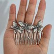 Vintage Inspired Dragonfly Moth Butterfly Hair Combs Fairy Hair Jewelry Accessories for women/Retro Haircomb/Celtics Gothic Hair Jewelry