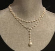 Exquisite Artificial Pearl Chain Lasso, Layered Necklace Set, Bridesmaid Wedding/BFF Besties Choker Collar/Renaissance jewelry