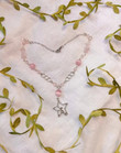 Fairy Pendant Necklace Heart Y2k Fashion Necklaces Women Jewelry Soft Aesthetic Style Cottage Core Necklace,Fairy Cottagecore Jewelry