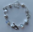 Snow Butterfly Pearl Bracelet | Leprechaun y2k Beaded Bracelet, Coquette And Fairycore Bracelets/Cottagecore cottage core jewelry