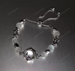 Y2k Accessories Pendant Crystal Transparent Beaded Bracelet for 90s Punk Natural Opal Beads Bracelets,Cottagecore/Y2k Jewelry Necklace