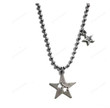 Star Necklace INS Style Punk Pendant Necklace Women Unique Egirl Jewelry DIY Accessory Cool Grunge/Witchy Fairy Fairycore