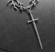Metal Branch Choker Necklace for Women Punk Vintage Cross Sword Pendant Necklace Designer Jewelry Accessories 90s,Cottage Necklace