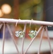 Original Hand Blown Glass Hoop Earrings For Women Fresh Transparent Bubble Earrings Femme Bijoux/Bestie Gifts/Fairy jewelry/BFF Gifts