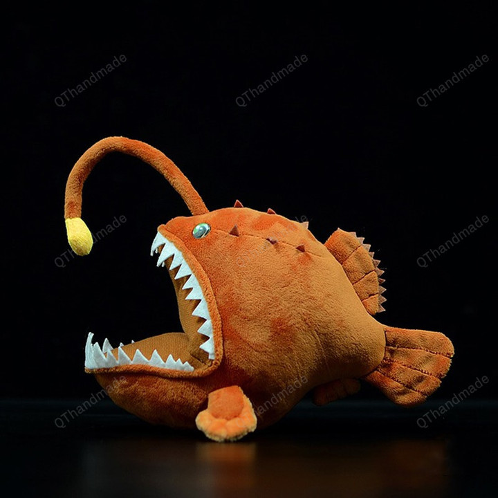 15cm Soft Anglerfish Stuffed Toys Real Life Sea Animals Goosefish Lanternfish Plush Toy Gifts For Kids//stuffed animals and plushies/valentines gift