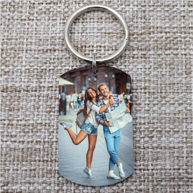 Personalized Drive Safe Keychain/Picture Keyring Double Sided Photo Keychain/Wedding Favors/Gift For Him/Anniversary Gift