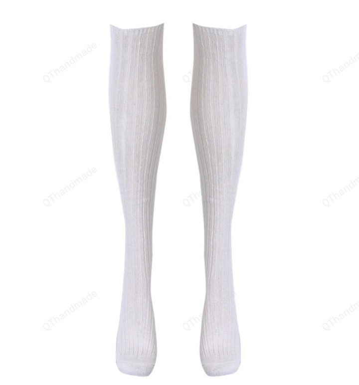 Christmas Winter Gaiters Striped Socks Knee Long Boot/Medias Pantyhose Knee Socks Xmas Knit Wool Socks/Hoisery Thigh High Long Stockings