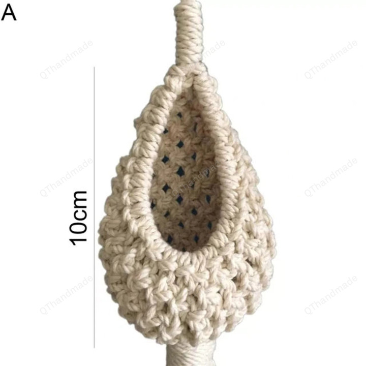 Hanging Basket Pineapple Shape Landscaping Cotton Macrame Flower Planter for Living Room Balcony Decorations Wall Decoration Hanging Wall
