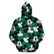 Mk Face Green All Over Hoodie
