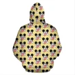 Mickey Cool Yellow All Over Hoodie