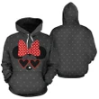 Mk And Minnie Couple All Over Hoodie