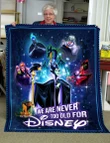 Vlain Never old for Disney - Premium Blanket