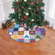 DN Pattern Christmas Tree Skirt