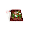 Mk Plaid Christmas Poker Cards