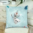 Olaf Custom Zippered Pillow Cases 18"x 18" (Twin Sides) (Set of 2)