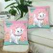 Marie Cat Custom Zippered Pillow Cases 18"x 18" (Twin Sides) (Set of 2)