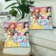 Disney Princess Custom Zippered Pillow Cases 18"x 18" (Twin Sides) (Set of 2)
