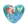 Ariel Christmas Heart-Shaped Pillow (Two Sides)