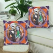 Jack & Sally Christmas Custom Zippered Pillow Cases 18"x 18" (Twin Sides) (Set of 2)