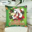 Goofy Merry Christmas Custom Zippered Pillow Cases 18"x 18" (Twin Sides) (Set of 2)
