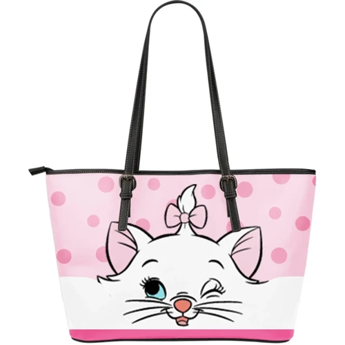 DN Cat - Leather Tote Bag