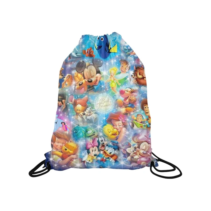 Disney Friends Medium Drawstring Bag