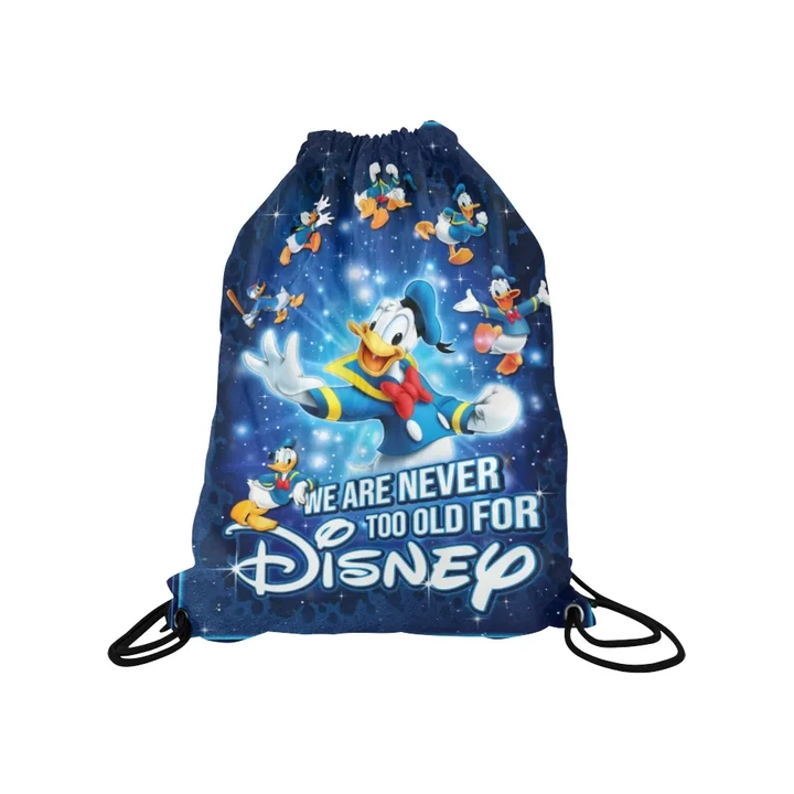 Dn Duck Disney Medium Drawstring Bag