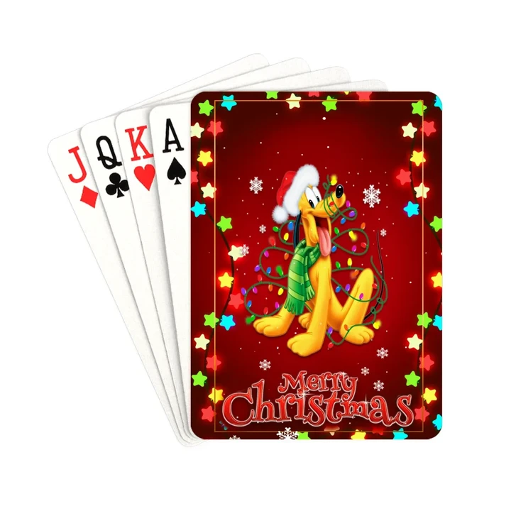 Christmas Plu Poker Cards