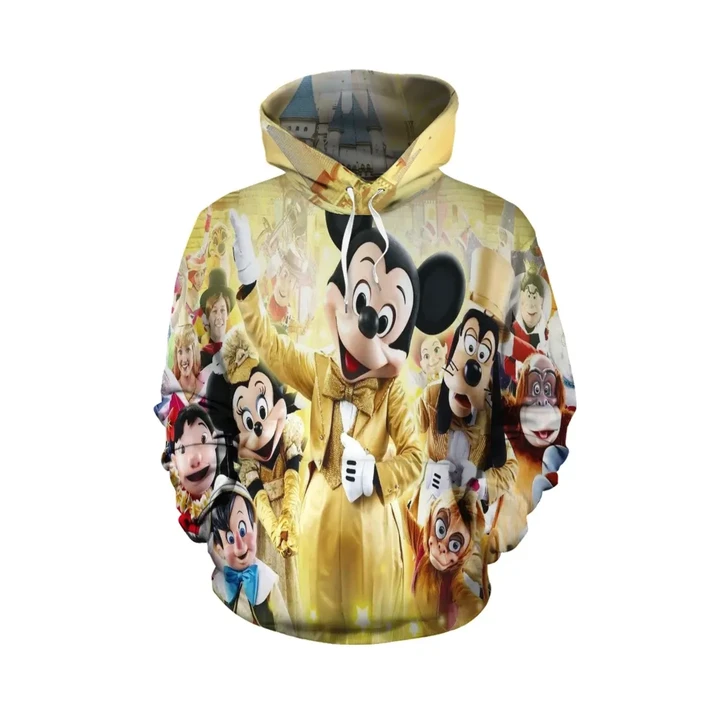 MICKEY HOODIE ALLOVER PRINT