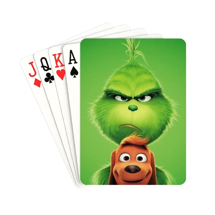 Green Poker Cards