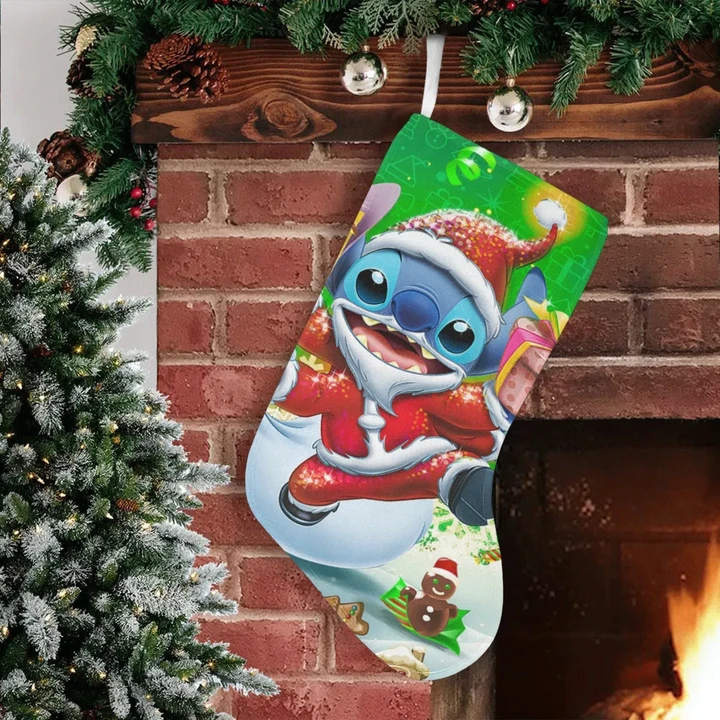 Stitch Christmas Stocking (Without Folded Top)