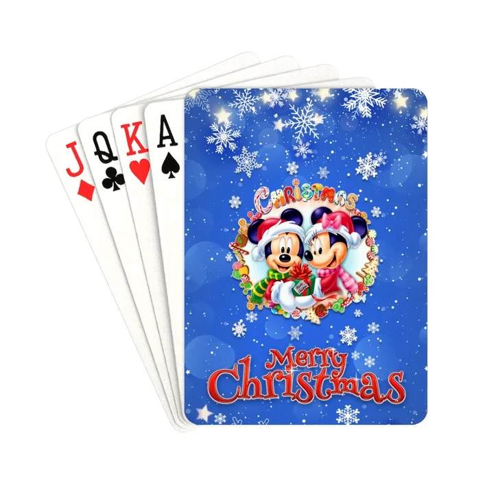 Merry Xmas Mk Mn Poker Cards