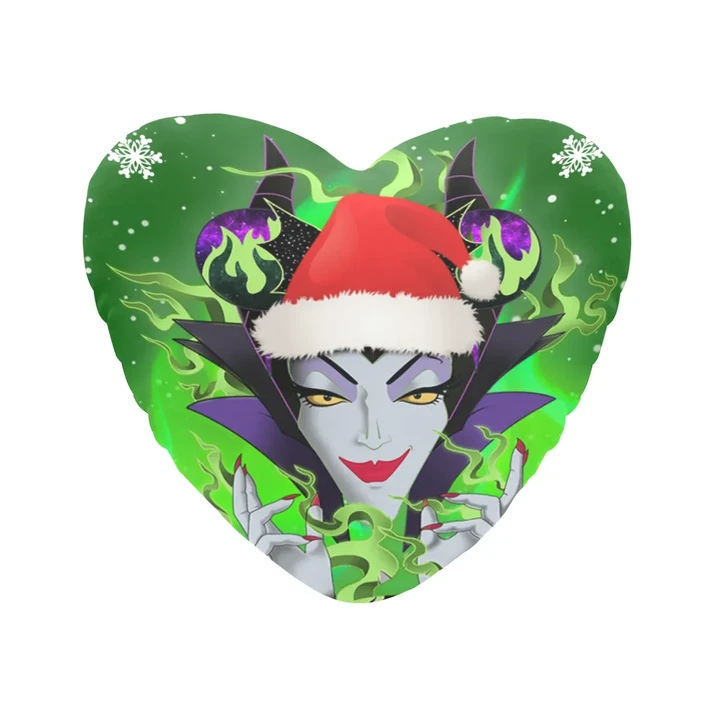 Maleficent Heart-Shaped Pillow (Two Sides)