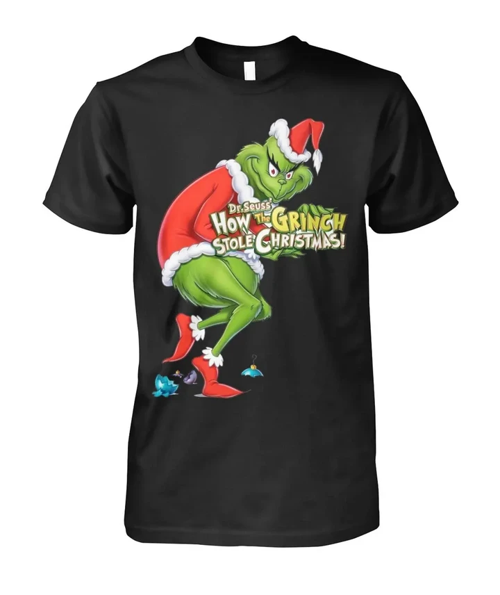 Grinch Funny Santa Shirt