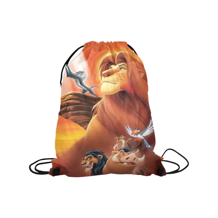 Lion Medium Drawstring Bag