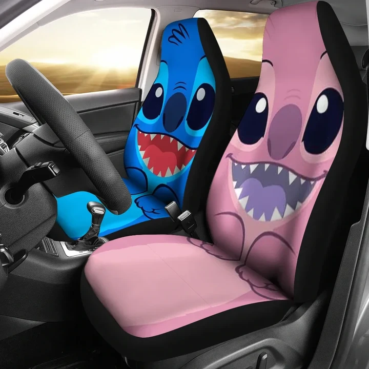St Blue Pink - Car Seat Cover