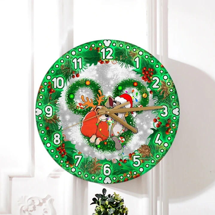 LD&TT Christmas Wooden Clock