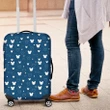 Mk Blue Luggage Cover