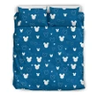 Mickey Blue Bedding Set (White)