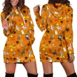 [Express Line Product+ 12$] Halloween Dog Women's Hoodie Dress