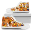 [Express Line Product+ 12$] Halloween Dogs Men's High Top Shoe (Black)