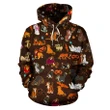 [Express Line Product+ 12$] Cats DN Halloween All Over Hoodie