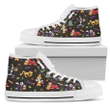 [Express Line Product+ 12$] Mickey Disney Halloween Men's High Top Shoe (Black)