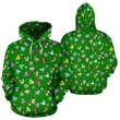 Zip Up Hoodie - Mk Christmas Green
