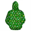 Zip Up Hoodie - Mk Christmas Green