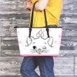 DN Cat - Leather Tote Bag